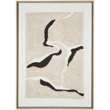 Schilderij Noé beige MDF - 70x50 cm