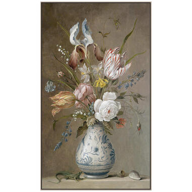Schilderij bloemen in vaas FCL - 118x70 cm product