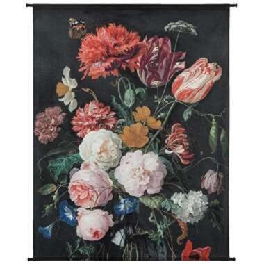 Wandkleed Bloemen - multikleur - 170x140 cm - Leen Bakker