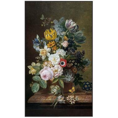 Schilderij Bloemen - multikleur - 118x70 cm - Leen Bakker