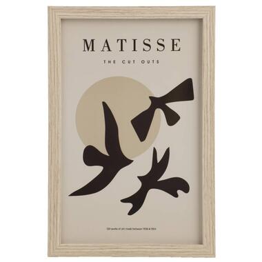 Poster Matisse Bird - multikleur - 30x20 cm - Leen Bakker