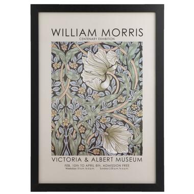 Poster William Morris - multikleur - 50x70 cm - Leen Bakker