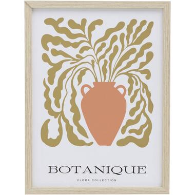 Leen Bakker Poster Botanique - MDF/glas - 40x30 cm