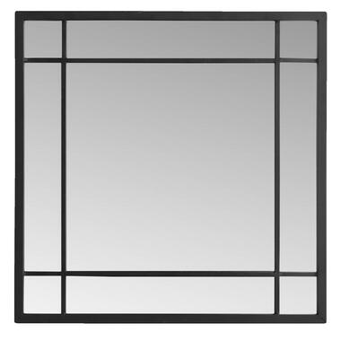 Spiegel Londen zwart 45x45 cm Leen Bakker