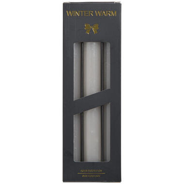 Dinerkaars Winterwarm grijs - 6 stuks product