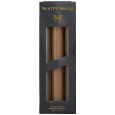 Dinerkaars Winterwarm bruin - 6 stuks product
