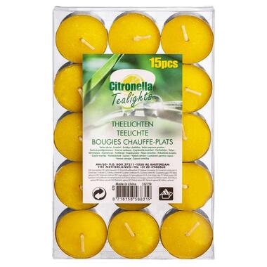 Theelichtjes - 15 stuks Citronella product