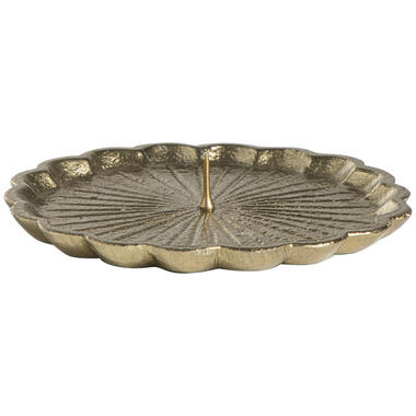 Kandelaar Reva goudkleur aluminium 2,5xØ13 cm product