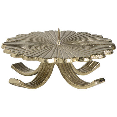 Kandelaar Reva goudkleur aluminium - 13xØ7 cm product