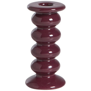 Kandelaar Bobble - paars -13xØ6,2 cm product