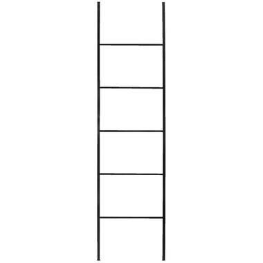 Decoratieve ladder Vincent - zwart - 160x37x1,5 cm product