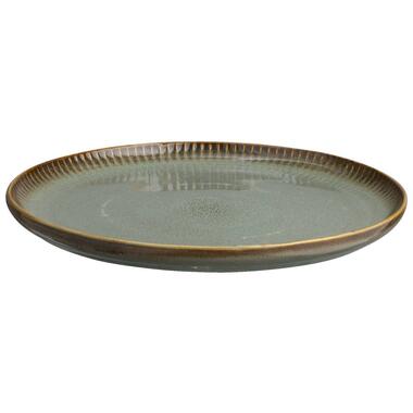 Dinerbord Camille - groen - stoneware - Ø25,5 cm product