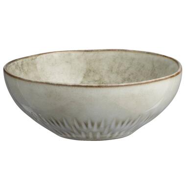 Schaaltje Bodhi beige stoneware Ø18,5 cm - Leen Bakker