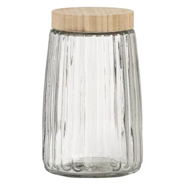 Glazen voorraadpot - Transparant - 1800 ml - Leen Bakker