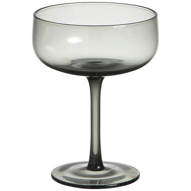 Champagne coupeglas Liz grijs - 14xØ10 cm product