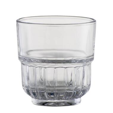 Waterglas Quinn - Transparant - 240 ml - Leen Bakker