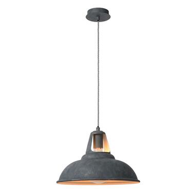 Lucide hanglamp Markit - Ø35 cm - zink - Leen Bakker