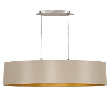 EGLO hanglamp Maserlo ovaal - taupe/goudkleur product