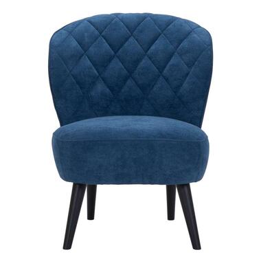 Fauteuil Vita - stof - donkerblauw product
