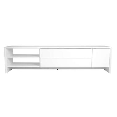Tenzo TV-meubel Profil - wit - 44x180x47 cm - Leen Bakker
