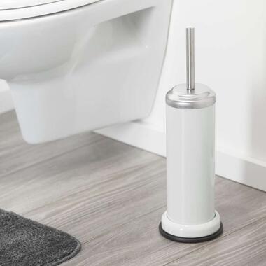Sealskin toiletborstelgarnituur Acero - wit - 41x12,6x12,6 cm - Leen Bakker