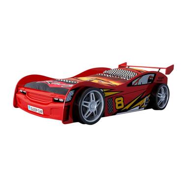 Vipack autobed Night Racer - rood - 68,5x111x241,5 cm - Leen Bakker