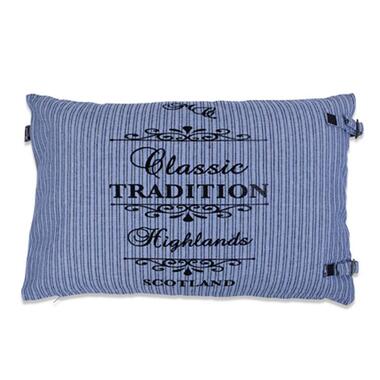 In The Mood sierkussen Tradition Stripe - faded blue - 40x60 cm - Leen Bakker