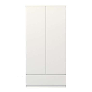 Kledingkast Naia 2-deurs - hoogglans wit - 50x99x201 cm product