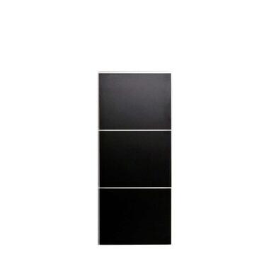 Symbiosis schoenenkast Narup - wit/zwart - 118,7x50x33,1 cm - Leen Bakker