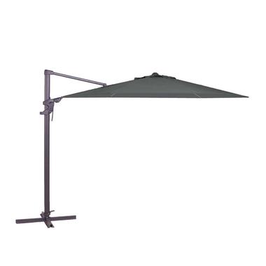 Madison parasol Monaco Flex - grijs - ?330 cm - Leen Bakker