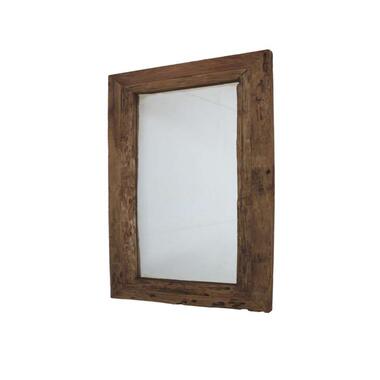 HSM Collection spiegel - naturel - 100x100x10 cm - Leen Bakker