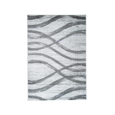 Vloerkleed Florence golvend - grijs/lichtgrijs - 160x230 cm product