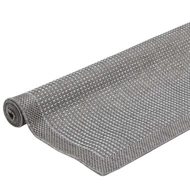 Floorita binnen/buitenvloerkleed Chrome - grijs - 200x290 cm - Leen Bakker
