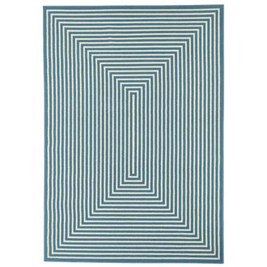 Floorita binnen/buitenvloerkleed Braid - lichtblauw - 200x285 cm product
