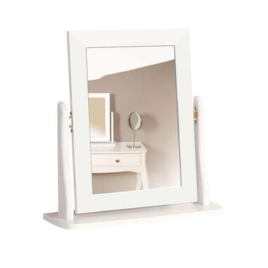 Spiegel Baroque - wit - 49,4x46,7x16,7 cm - Leen Bakker