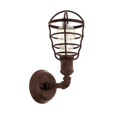EGLO wandlamp Port Seton - oud bruin - Leen Bakker