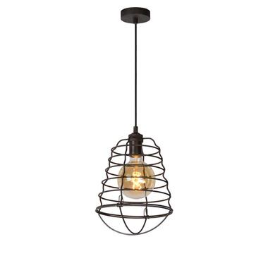 Lucide hanglamp Zych - roest bruin - Ø25 cm - Leen Bakker