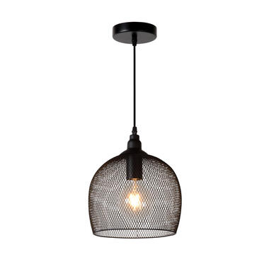 Lucide hanglamp Mesh - zwart - Ø22 cm - Leen Bakker