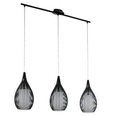 EGLO hanglamp Razoni 3-lichts - zwart/wit product