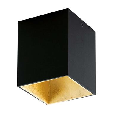 EGLO plafondspot Polasso - zwart/goud - 10x10 cm product