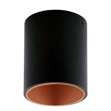 EGLO plafondspot Polasso - zwart/koper - Ø10 cm product