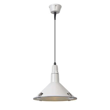 Lucide hanglamp buiten TONGA IP44 - wit - Ø25,5 cm - Leen Bakker