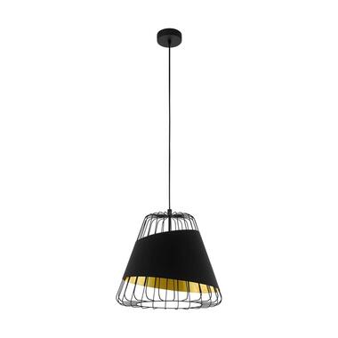 EGLO hanglamp Austell - zwart/goud - Ø36 cm product