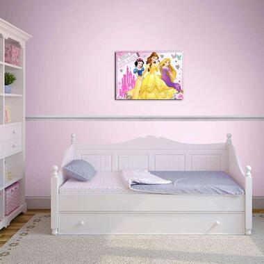 Disney - Canvas met Glitter - Princess - Royal & Loyal - 50x70 cm product