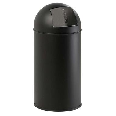 EKO afvalbak Pushcan - mat zwart - 40l product