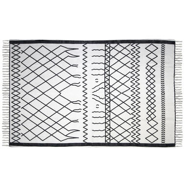 HSM Collection vloerkleed Borris - zwart/wit - 230x160 cm product
