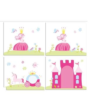 Vipack speelgordijn Princess - roze - 235x140x0,5 cm product