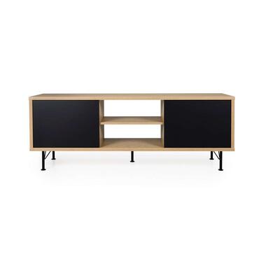 Tenzo tv-meubel Flow - eikenkleur/zwart - 60x164x44 cm product