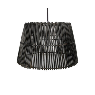 Image of HSM Collection hanglamp Ajay - black wash - Ø48 cm - Leen Bakker