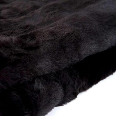 Plaid Donna - zwart - 140x180 cm - Leen Bakker